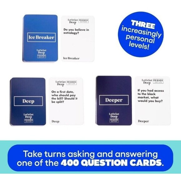 Let's Get Deep Friends Edition What Do You Meme? 400 Party Questions Cards 17+ - Picture 7 of 7